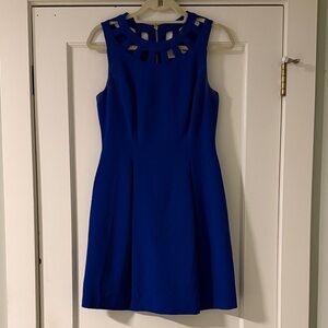 Eliza J Royal Blue Cutout Mini Dress